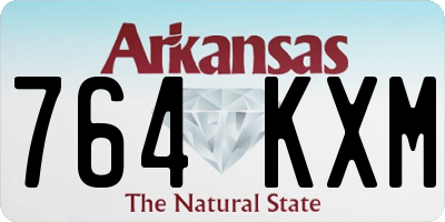 AR license plate 764KXM