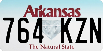 AR license plate 764KZN