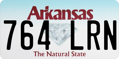 AR license plate 764LRN