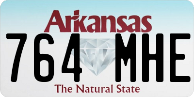 AR license plate 764MHE