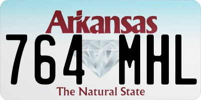 AR license plate 764MHL
