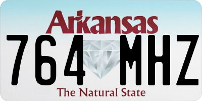 AR license plate 764MHZ