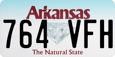 AR license plate 764VFH