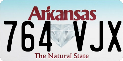 AR license plate 764VJX