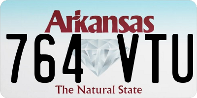 AR license plate 764VTU