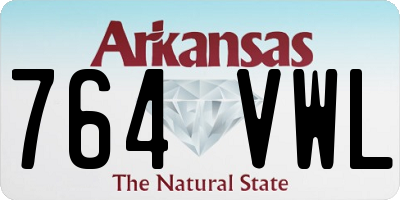 AR license plate 764VWL