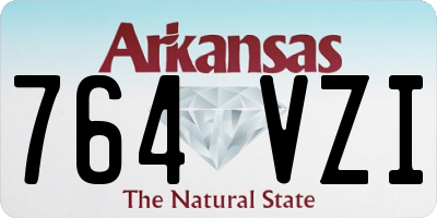 AR license plate 764VZI