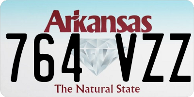 AR license plate 764VZZ