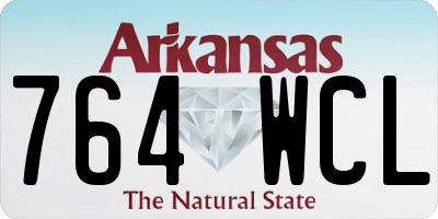 AR license plate 764WCL
