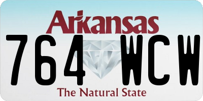 AR license plate 764WCW