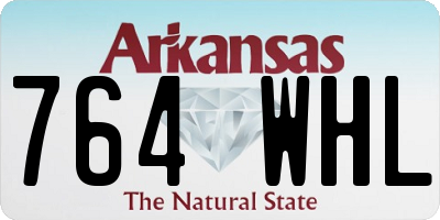 AR license plate 764WHL