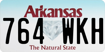 AR license plate 764WKH
