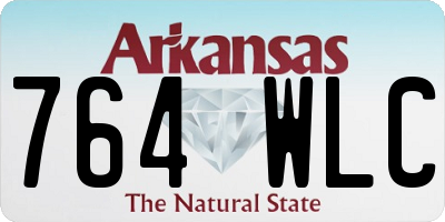 AR license plate 764WLC