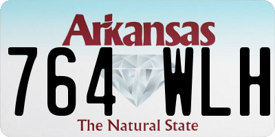 AR license plate 764WLH