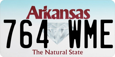 AR license plate 764WME