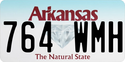 AR license plate 764WMH