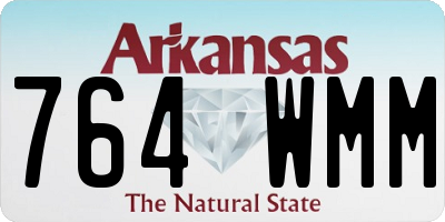 AR license plate 764WMM