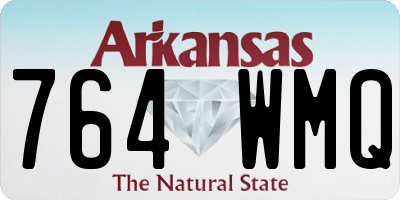 AR license plate 764WMQ