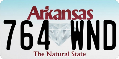 AR license plate 764WND