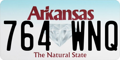 AR license plate 764WNQ
