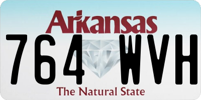 AR license plate 764WVH