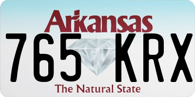 AR license plate 765KRX