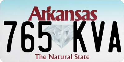 AR license plate 765KVA