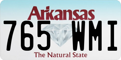 AR license plate 765WMI