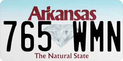 AR license plate 765WMN