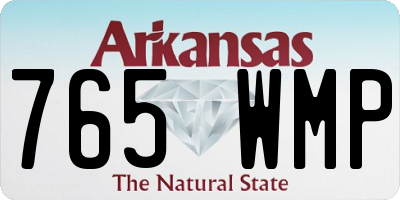 AR license plate 765WMP