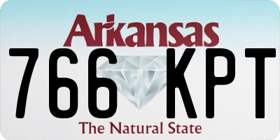 AR license plate 766KPT