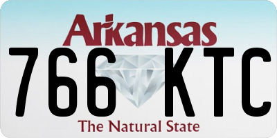 AR license plate 766KTC