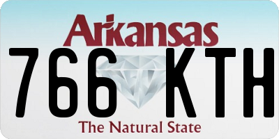 AR license plate 766KTH