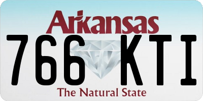 AR license plate 766KTI
