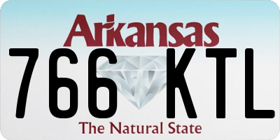 AR license plate 766KTL