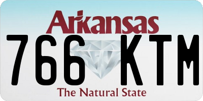 AR license plate 766KTM