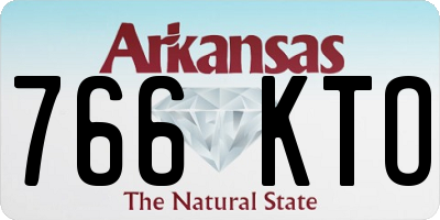 AR license plate 766KTO