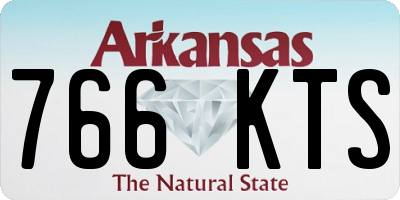AR license plate 766KTS