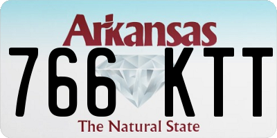 AR license plate 766KTT
