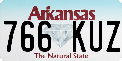 AR license plate 766KUZ