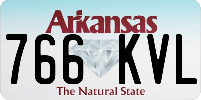 AR license plate 766KVL