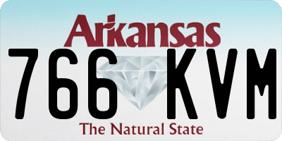 AR license plate 766KVM