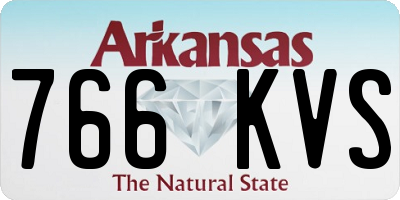 AR license plate 766KVS