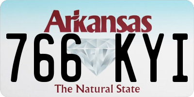 AR license plate 766KYI