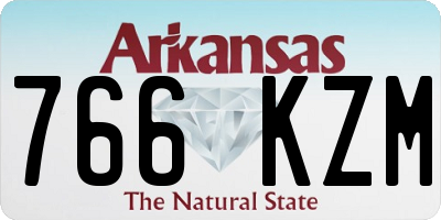 AR license plate 766KZM