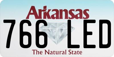 AR license plate 766LED