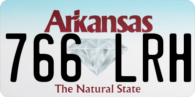 AR license plate 766LRH