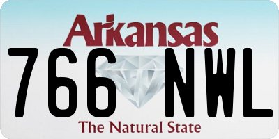 AR license plate 766NWL