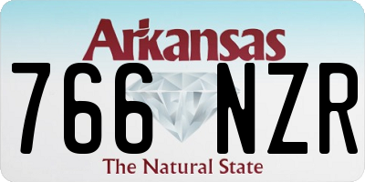 AR license plate 766NZR