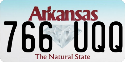 AR license plate 766UQQ